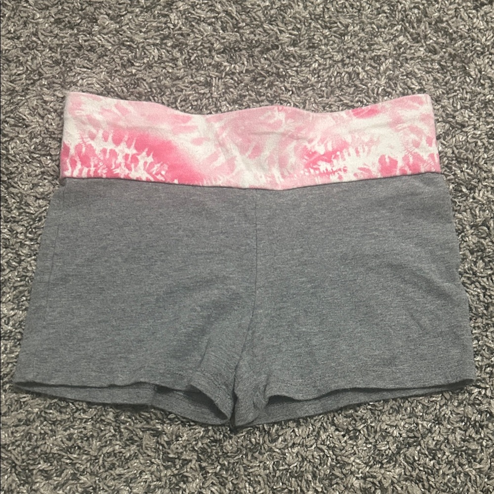 MTA Sport Gray Shorts with Pink Accents